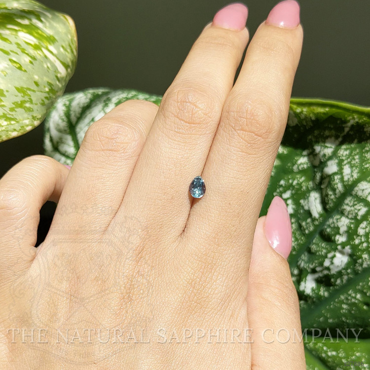 0.65 Ct. Bluish Green Sapphire from Madagascar