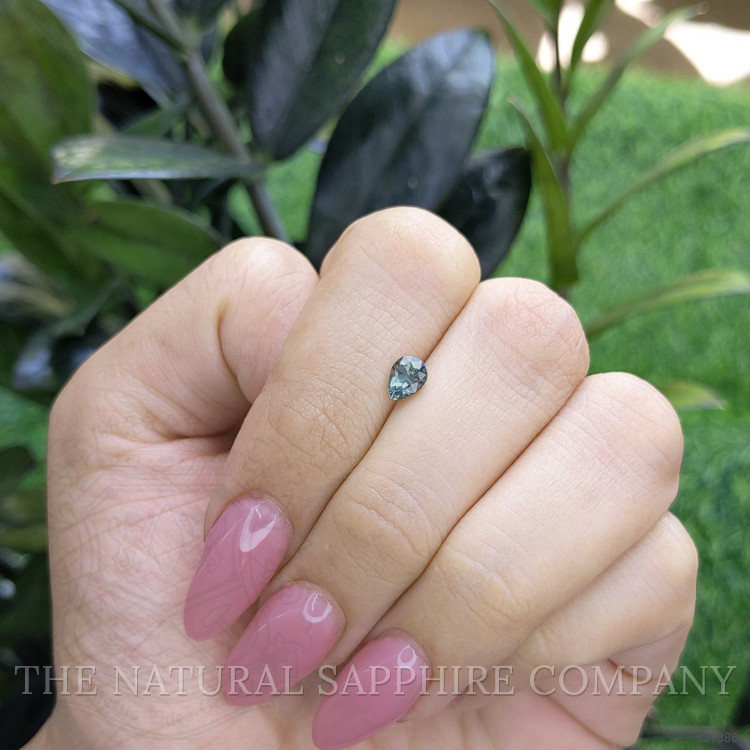 0.65 Ct. Bluish Green Sapphire from Madagascar
