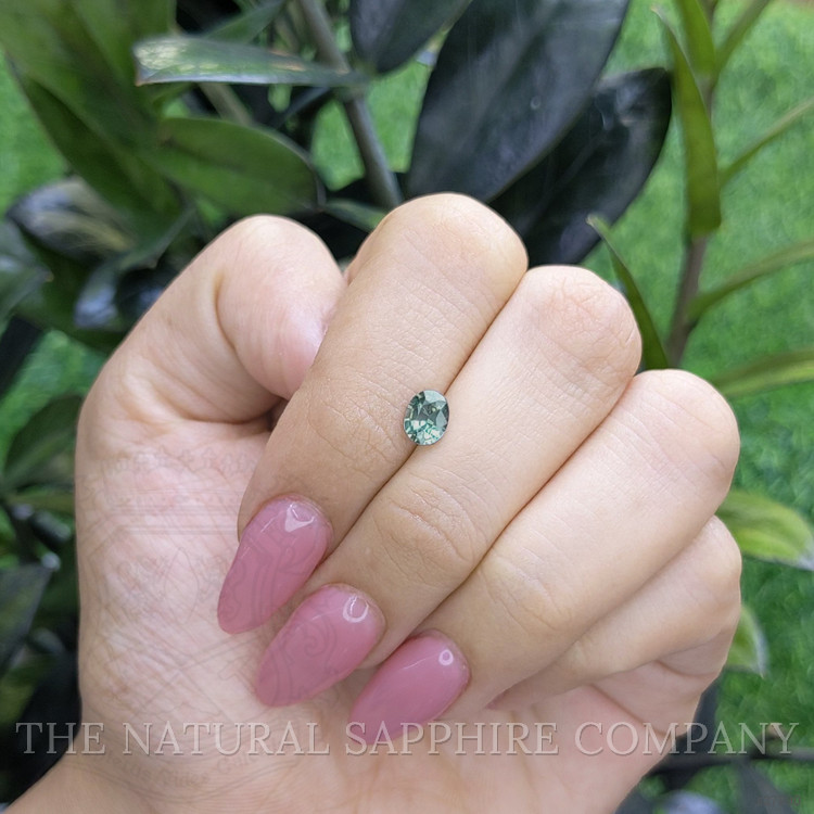 0.84 Ct. Bluish Green Sapphire from Madagascar