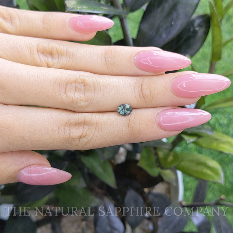 0.84 Ct. Bluish Green Sapphire from Madagascar