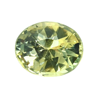 0.80 Ct. Yellowish Green Sapphire from Madagascar Video