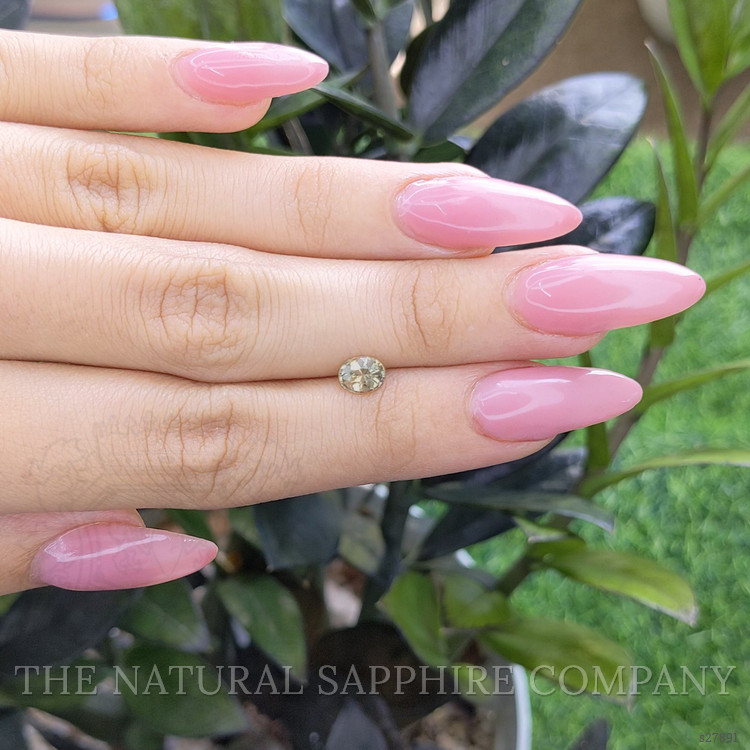 0.80 Ct. Yellowish Green Sapphire from Madagascar