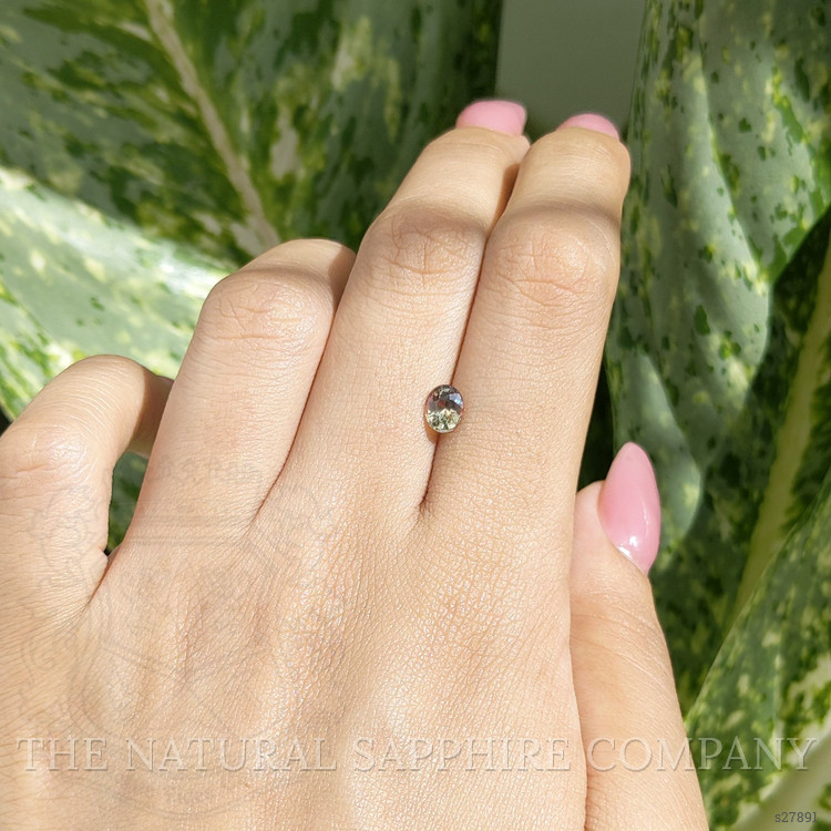 0.80 Ct. Yellowish Green Sapphire from Madagascar