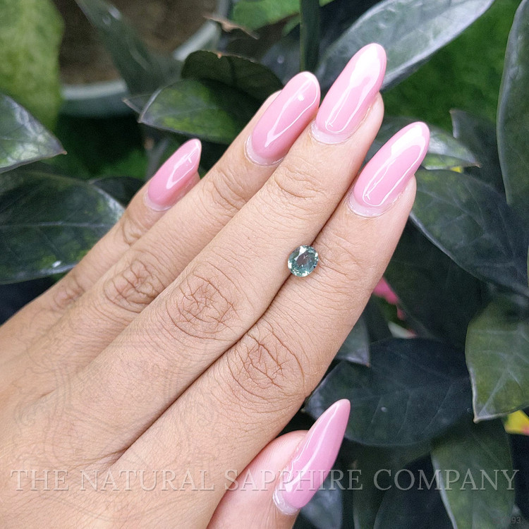 0.92 Ct. Green Sapphire from Madagascar