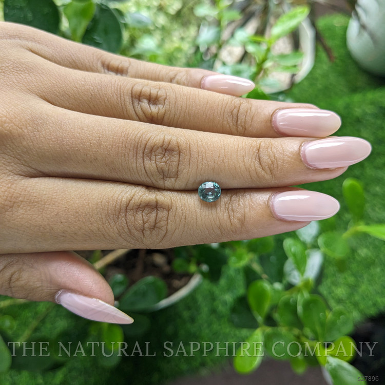 1.03 Ct. Bluish Green Sapphire from Madagascar
