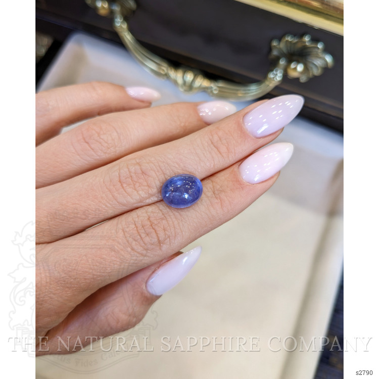 8.08 Ct. Blue Star Sapphire from Ceylon (Sri Lanka)