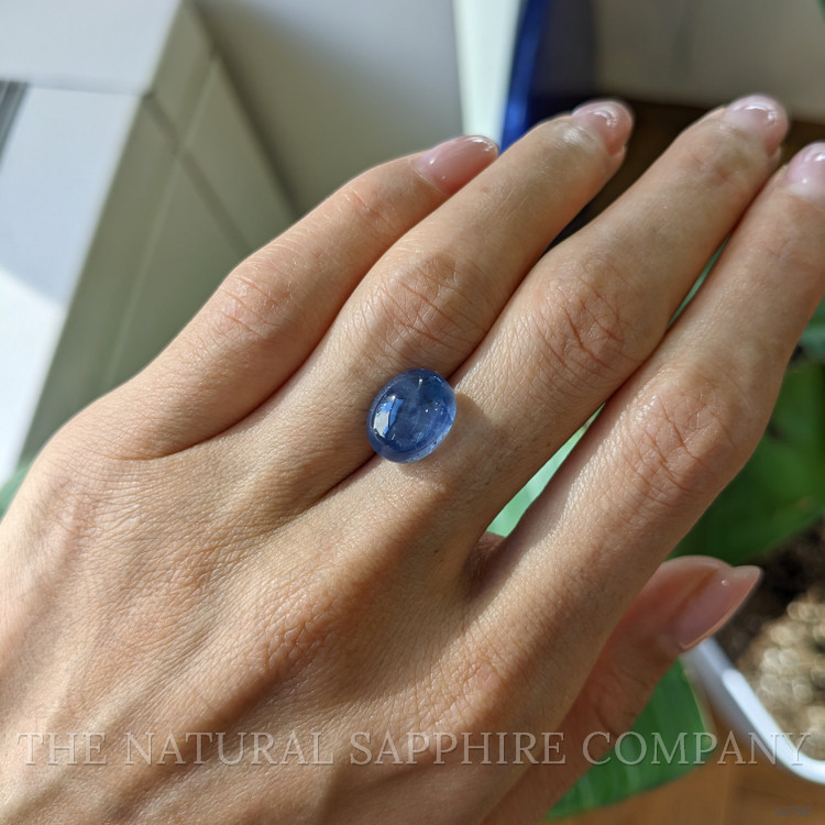 8.08 Ct. Blue Star Sapphire from Ceylon (Sri Lanka)