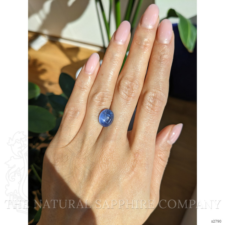8.08 Ct. Blue Star Sapphire from Ceylon (Sri Lanka)