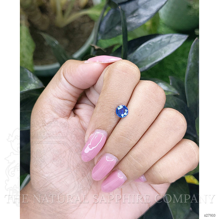 0.77 Ct. Blue Sapphire from Ceylon (Sri Lanka)