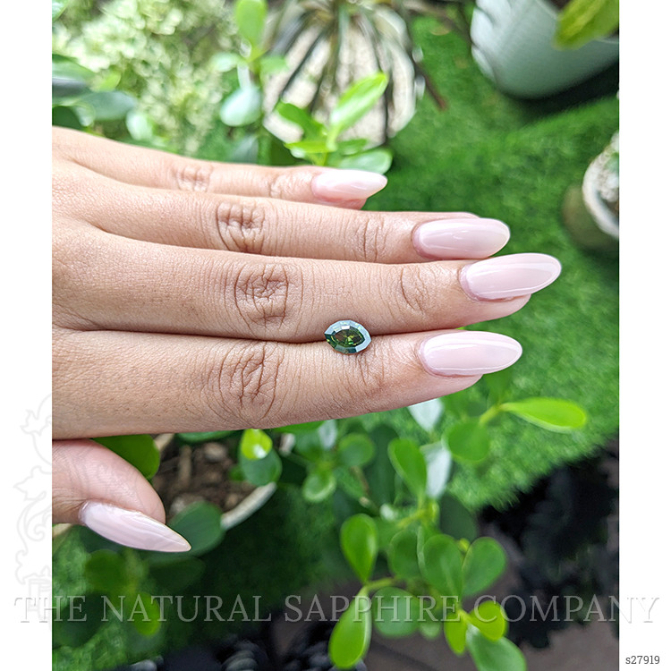 1.29 Ct. Yellowish Green Sapphire from Australia