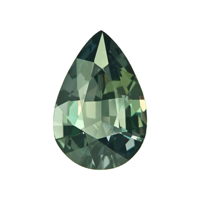 1.06 Ct. Bluish Green Sapphire from Madagascar Video