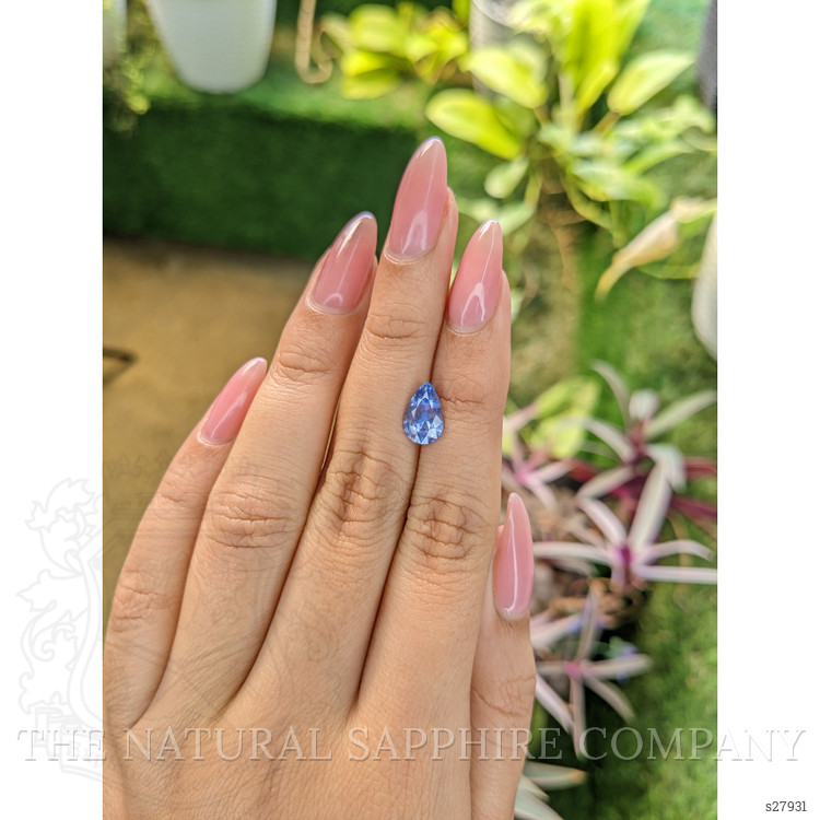2.02 Ct. Blue Sapphire from Ceylon (Sri Lanka)