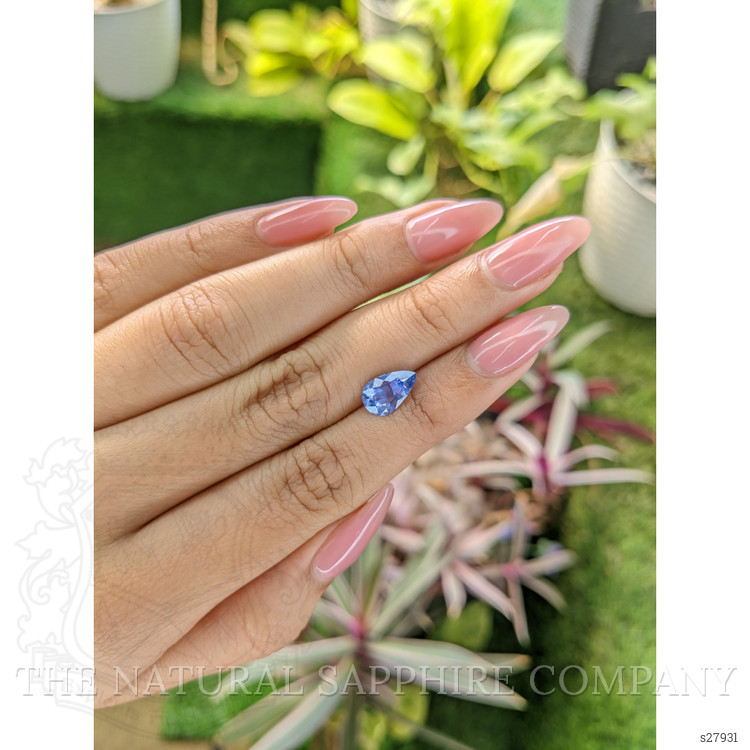 2.02 Ct. Blue Sapphire from Ceylon (Sri Lanka)