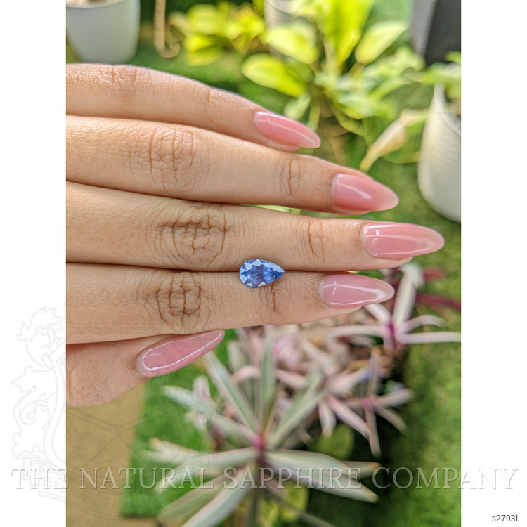 2.02 Ct. Blue Sapphire from Ceylon (Sri Lanka)
