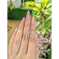 2.00 Ct. Purplish Pink Sapphire from Ceylon (Sri Lanka) Life Style