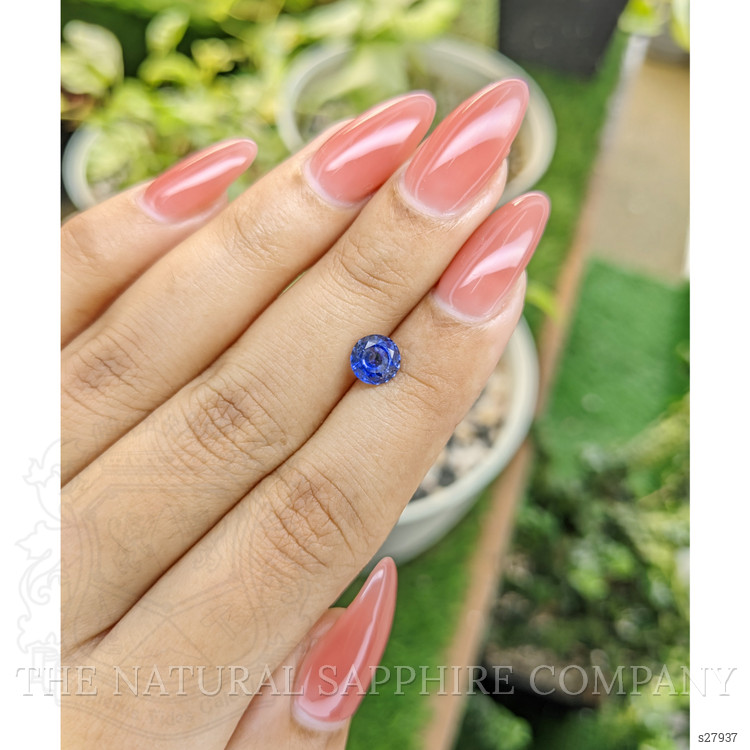 1.23 Ct. Blue Sapphire from Ceylon (Sri Lanka)