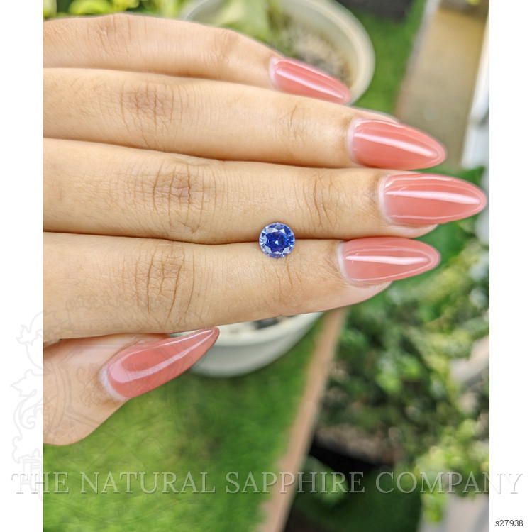 1.12 Ct. Blue Sapphire from Ceylon (Sri Lanka)