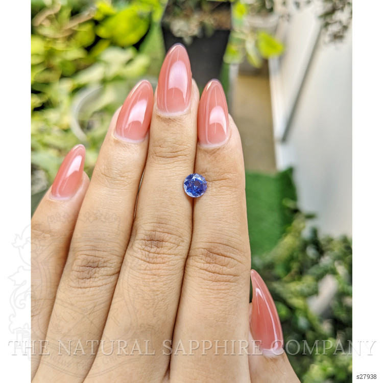 1.12 Ct. Blue Sapphire from Ceylon (Sri Lanka)