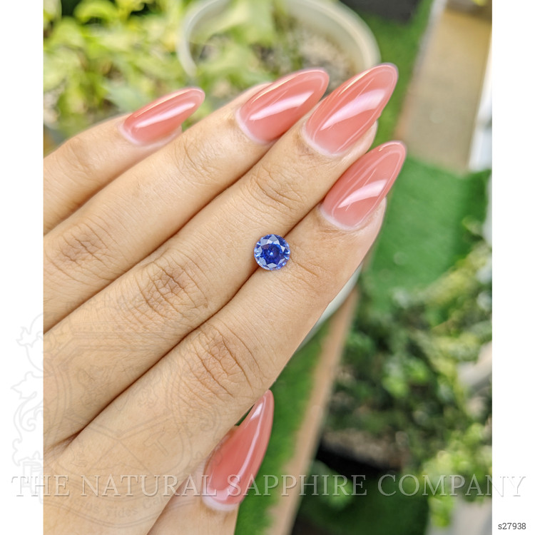 1.12 Ct. Blue Sapphire from Ceylon (Sri Lanka)