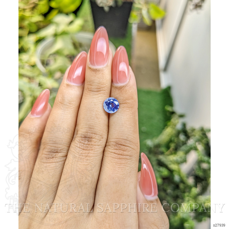 1.90 Ct. Blue Sapphire from Ceylon (Sri Lanka)
