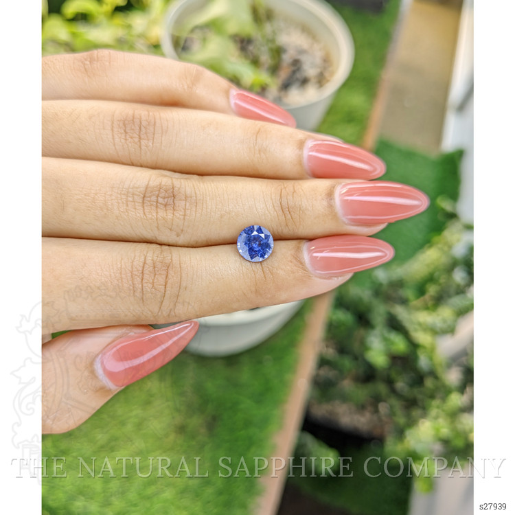 1.90 Ct. Blue Sapphire from Ceylon (Sri Lanka)