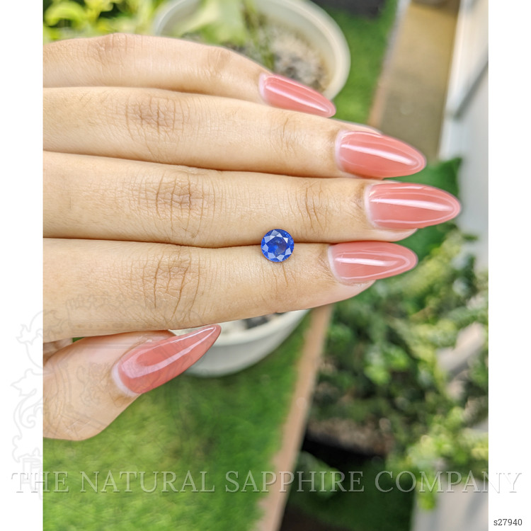 1.25 Ct. Blue Sapphire from Ceylon (Sri Lanka)