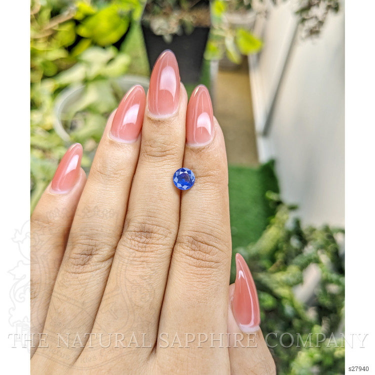 1.25 Ct. Blue Sapphire from Ceylon (Sri Lanka)