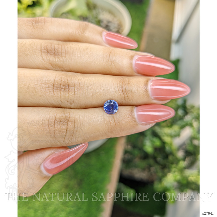 1.27 Ct. Blue Sapphire from Ceylon (Sri Lanka)