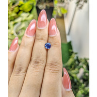 1.27 Ct. Blue Sapphire from Ceylon (Sri Lanka) Life Style