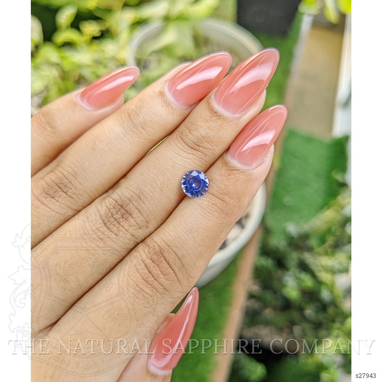 1.10 Ct. Blue Sapphire from Ceylon (Sri Lanka)