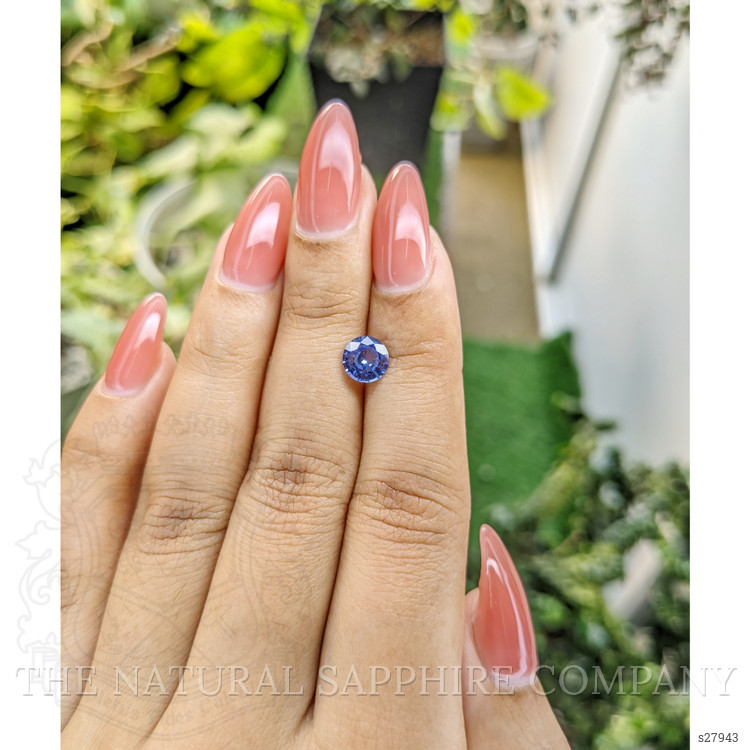 1.10 Ct. Blue Sapphire from Ceylon (Sri Lanka)