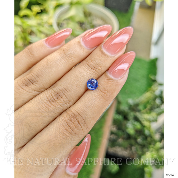 1.05 Ct. Blue Sapphire from Ceylon (Sri Lanka)