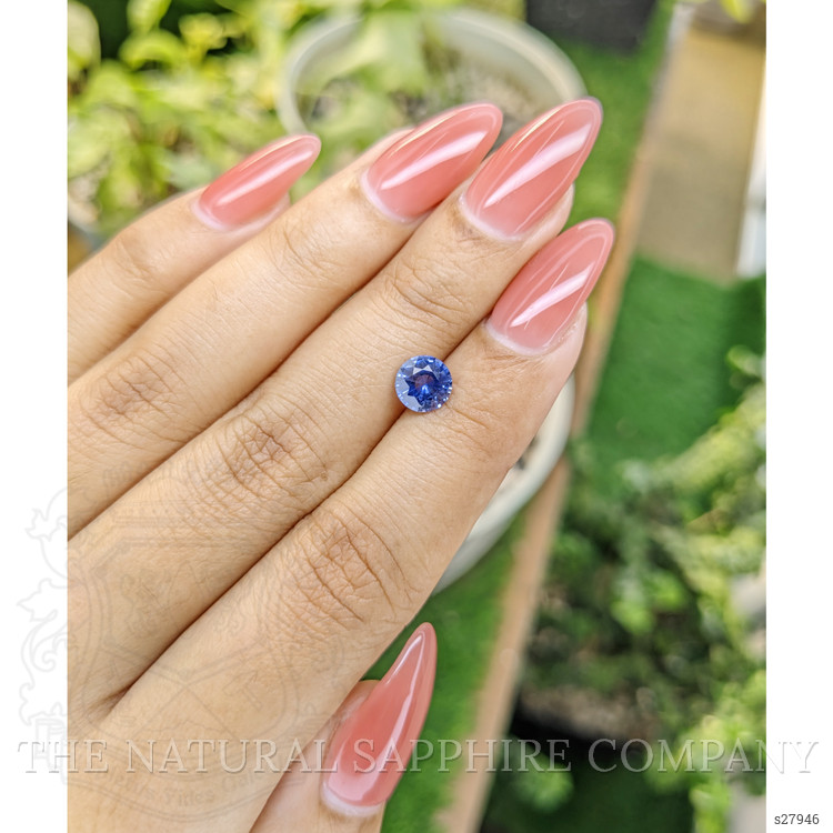 1.25 Ct. Blue Sapphire from Ceylon (Sri Lanka)