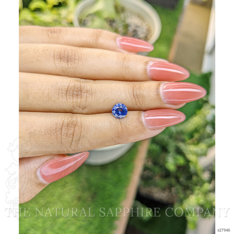 1.25 Ct. Blue Sapphire from Ceylon (Sri Lanka)