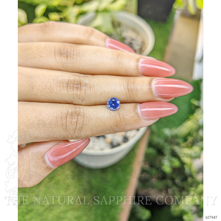 1.08 Ct. Blue Sapphire from Ceylon (Sri Lanka)