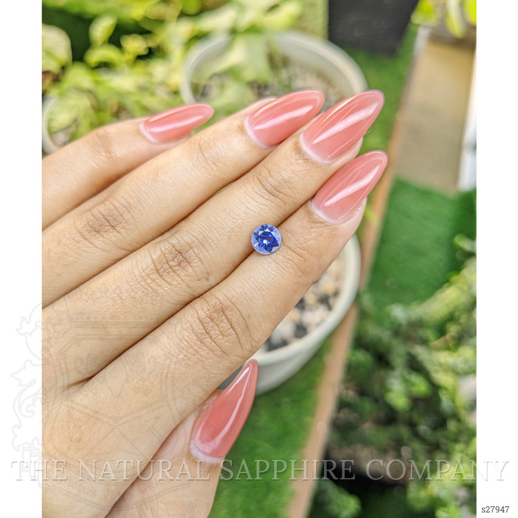 1.08 Ct. Blue Sapphire from Ceylon (Sri Lanka)
