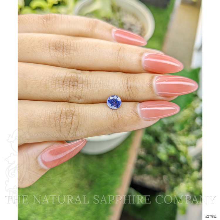 1.14 Ct. Blue Sapphire from Ceylon (Sri Lanka)