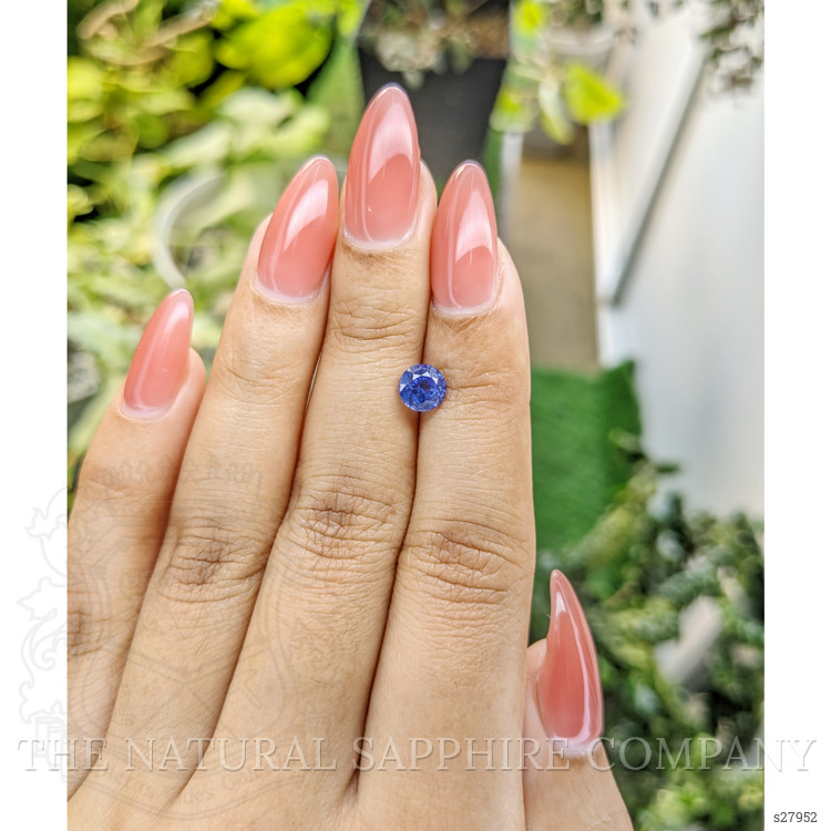 1.28 Ct. Blue Sapphire from Ceylon (Sri Lanka)
