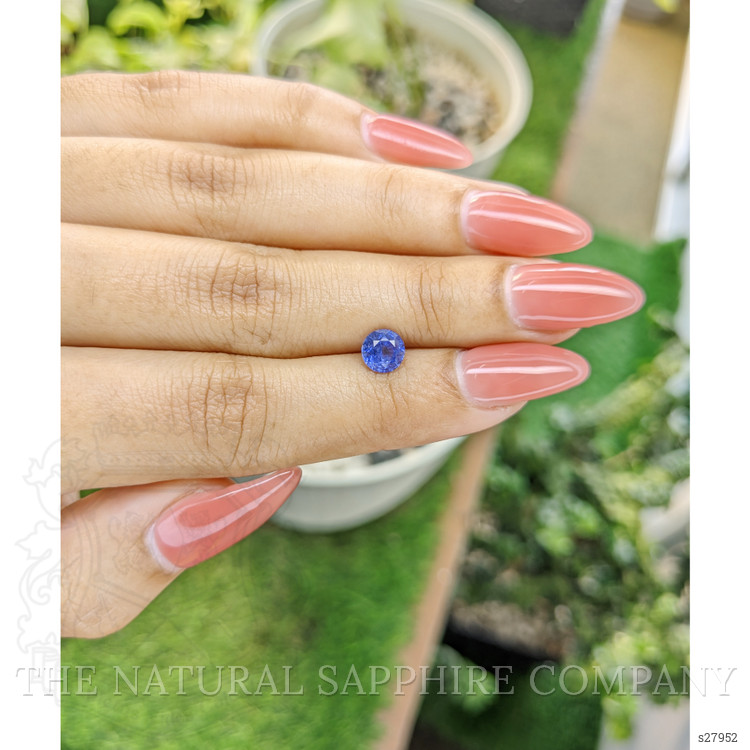 1.28 Ct. Blue Sapphire from Ceylon (Sri Lanka)