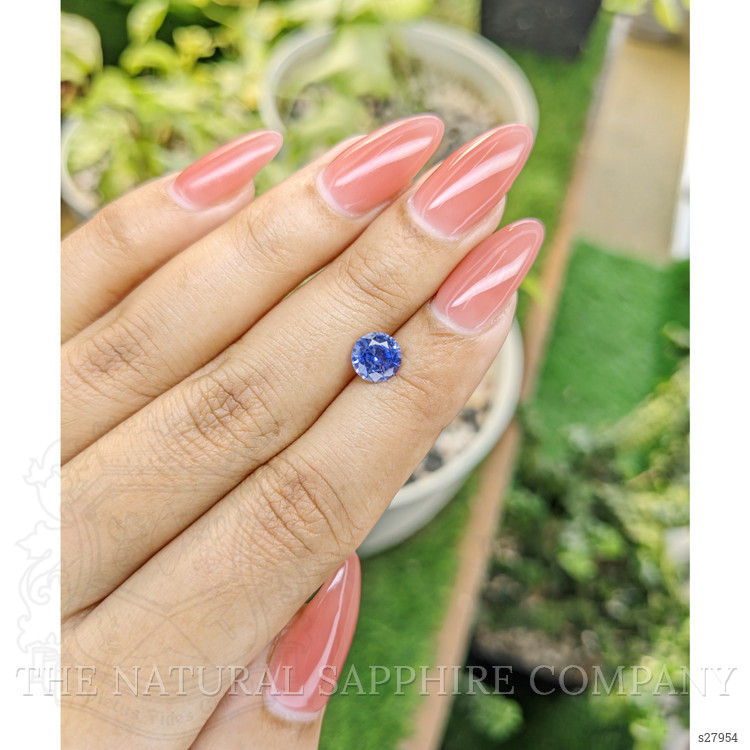 1.27 Ct. Blue Sapphire from Ceylon (Sri Lanka)