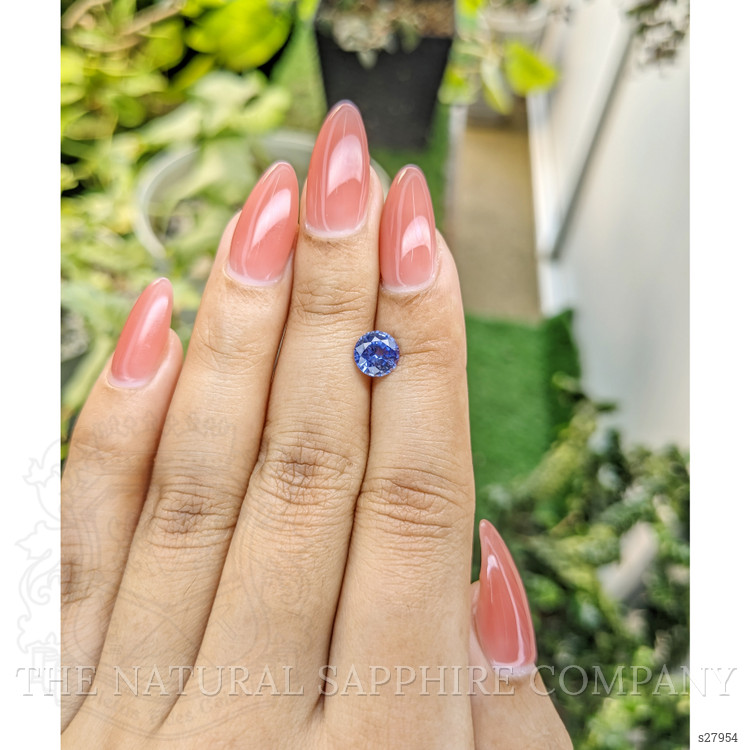 1.27 Ct. Blue Sapphire from Ceylon (Sri Lanka)