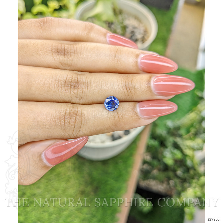 1.24 Ct. Blue Sapphire from Ceylon (Sri Lanka)
