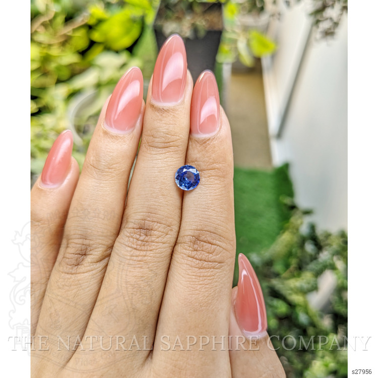 1.24 Ct. Blue Sapphire from Ceylon (Sri Lanka)