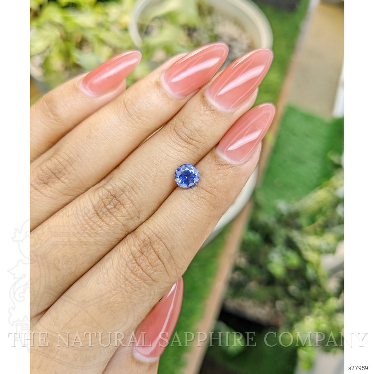 1.24 Ct. Blue Sapphire from Ceylon (Sri Lanka)