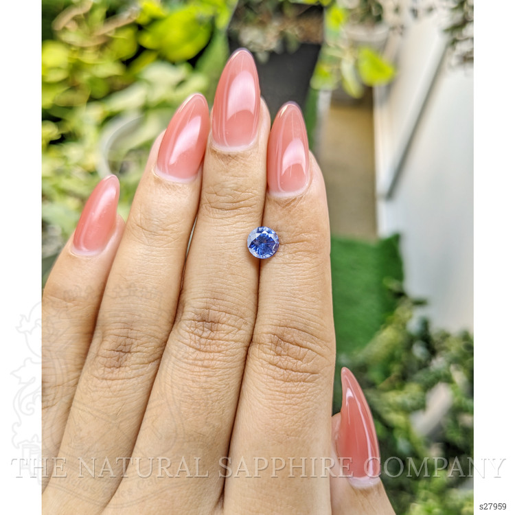 1.24 Ct. Blue Sapphire from Ceylon (Sri Lanka)