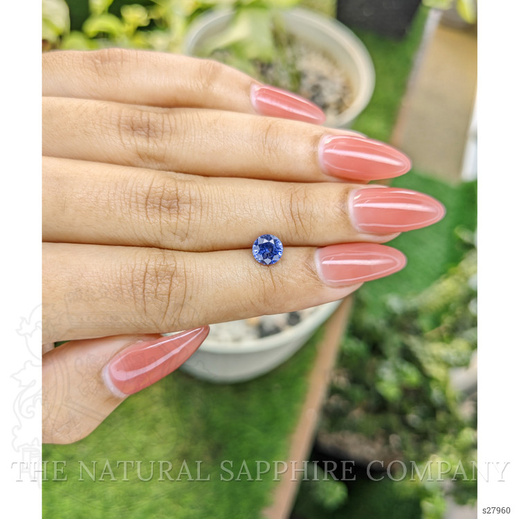 1.25 Ct. Blue Sapphire from Ceylon (Sri Lanka)