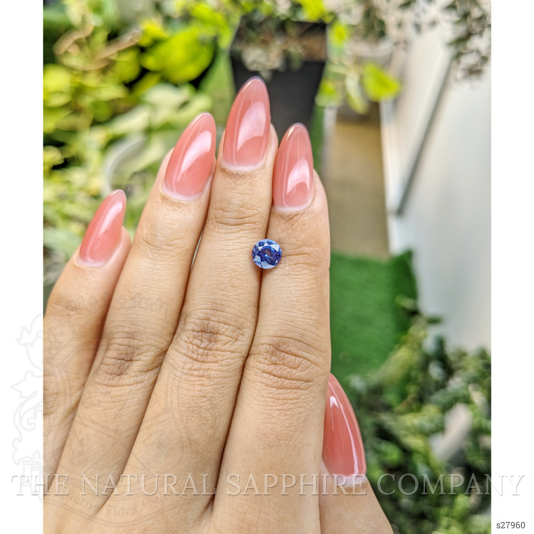 1.25 Ct. Blue Sapphire from Ceylon (Sri Lanka)