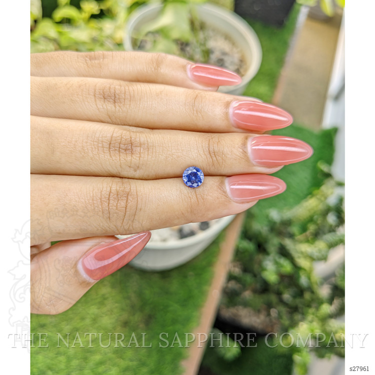 1.26 Ct. Blue Sapphire from Ceylon (Sri Lanka)
