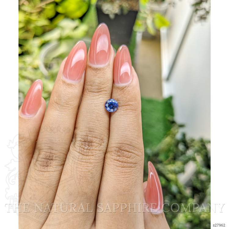 1.21 Ct. Blue Sapphire from Ceylon (Sri Lanka)