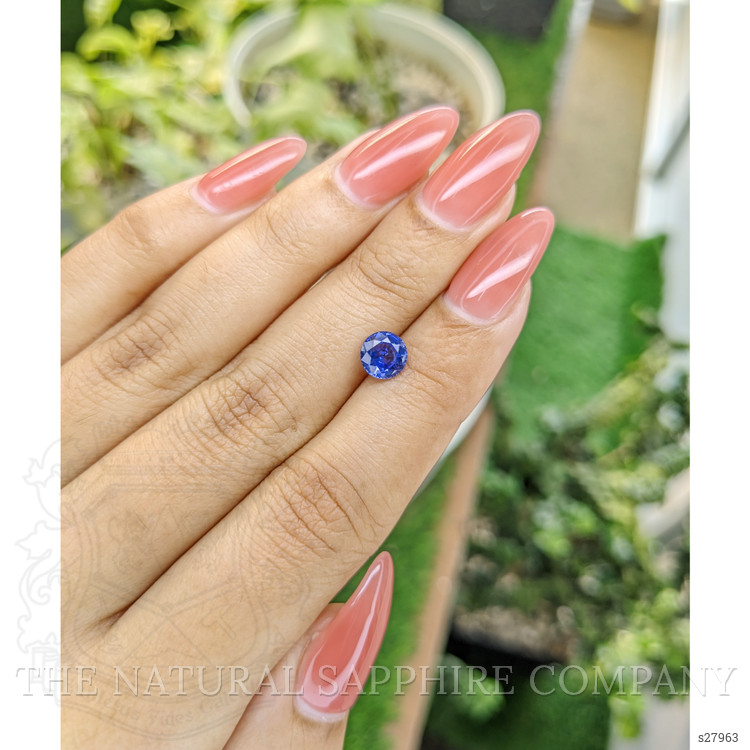 1.26 Ct. Blue Sapphire from Ceylon (Sri Lanka)
